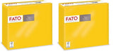 - Carta velina usa e getta morbida e delicata, confezione da 40 fazzoletti, misura 38X38 piegati in 4, 2 strati, colore giallo, carta di pura cellulosa 100%, certificata FSC (confezione da 2)