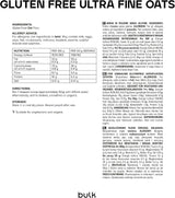Farina d'avena macinata finemente, sfusa, farina d'avena scozzese naturale, senza glutine, 2,5 kg, la confezione può variare
