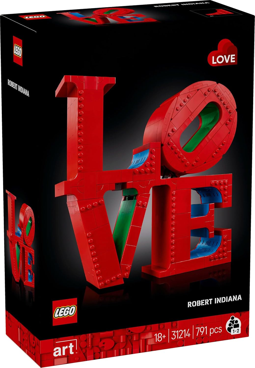 LEGO Art Love Set da costruzione per adulti Decorazione della casa Regalo di San Valentino e Festa della mamma per donne e uomini Attività creativa per gli amanti dell'arte e del design 31214 Set da costruzione Besuche den LEGO-Store