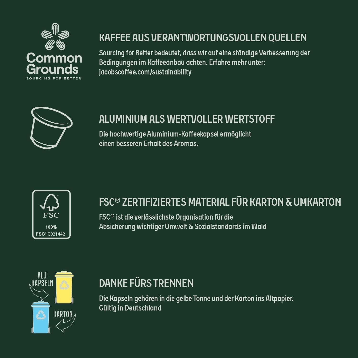 Jacobs Kaffeekapseln Espresso Classico, Intensität 7/12, 10 x 10 Getränke, Nespresso* compatibile Kaffee Kapseln, 100 Kapseln