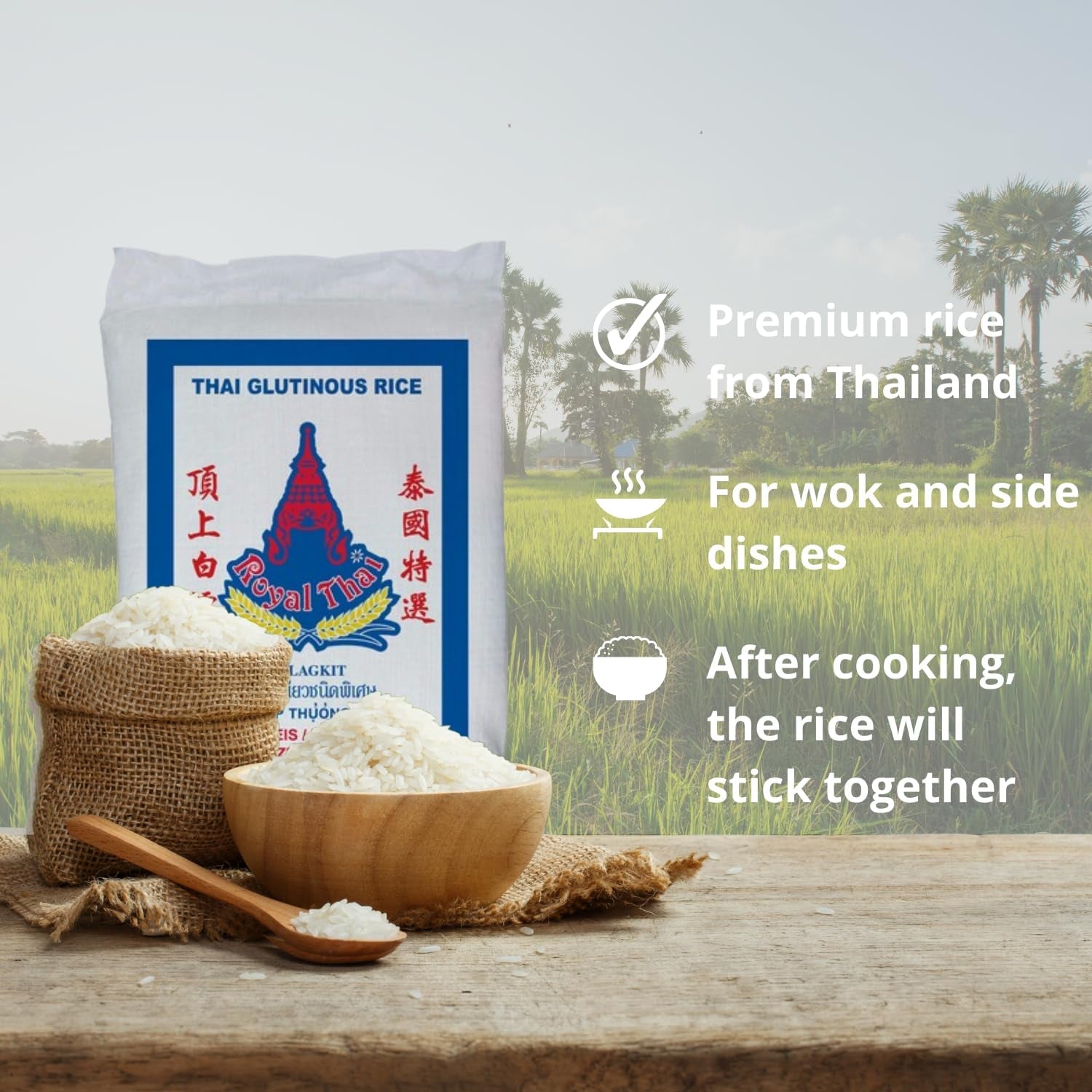 RISO ROYAL THAI - Riso colloso - 1 x 20 KG