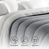 Pikolin Home - Trapunta reversibile 300 G - Imbottitura nordica bicolore - Per letto 135 - Accogliente, calda, traspirante, giallo senape, 220 X 220 Cm Trapunte e trapunte Naty Shop