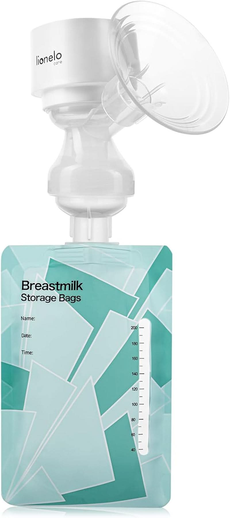 LIONELO Tiralatte Fidi One Cordless 180 Ml, Tiralatte Portatile Trifase, Massaggio a Risparmio Energetico a 9 Fasi, Imbuto in Silicone 26mm Durata 120min Senza Bpa Accessori Alimentazione e Allattamento Bebe Naty Shop