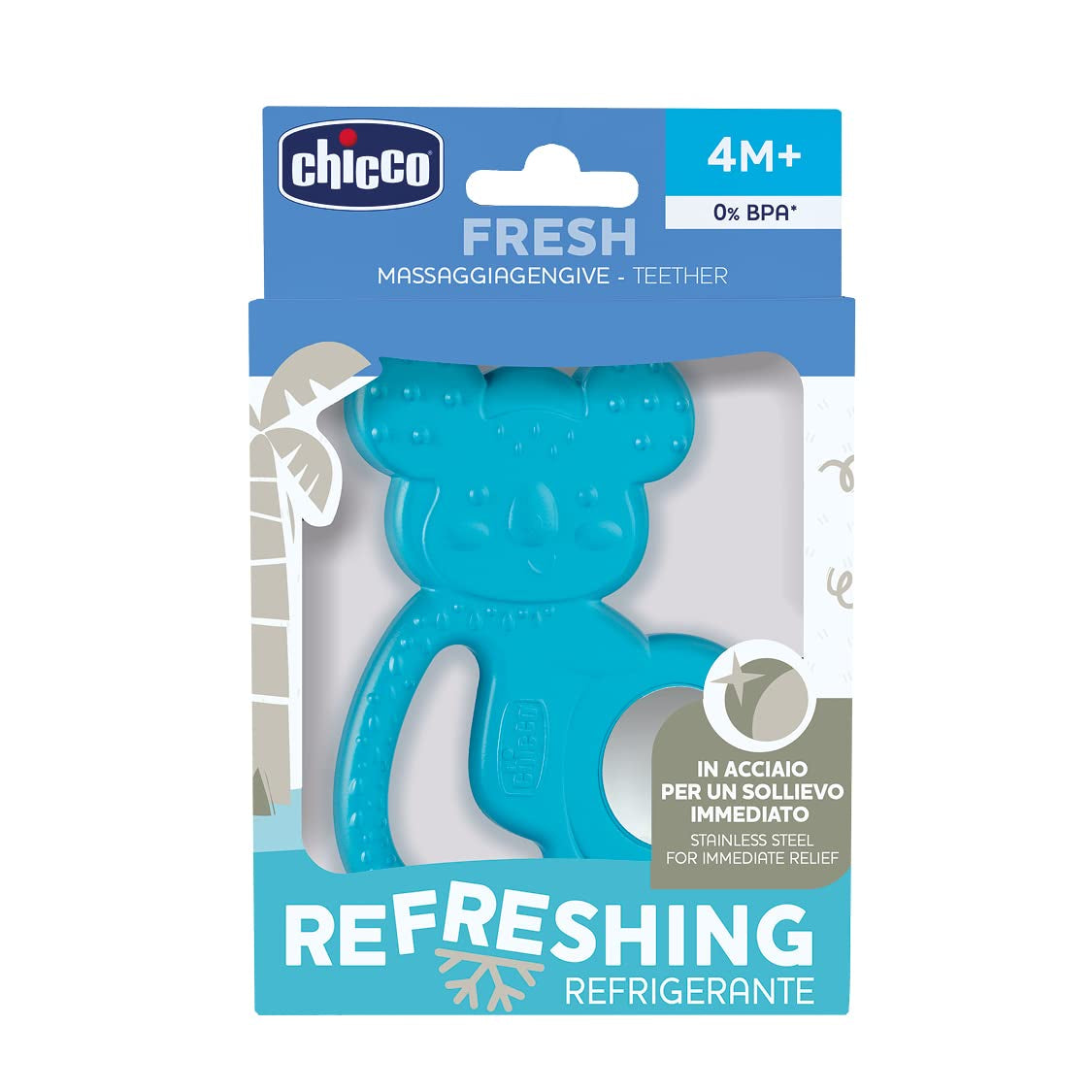 Giocattolo da dentizione Chicco Fresh Power 3D Koala, 4M+