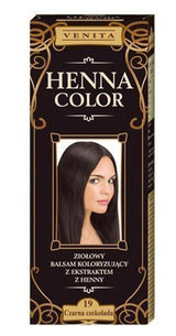 Hennè Color 111 Balsamo Naturale per Capelli Biondi Colore dei Capelli Effetto Colorante Naturale per Capelli Hennè Eco Tintura per Capelli Naty Shop Nero 75 Ml (1 Confezione)