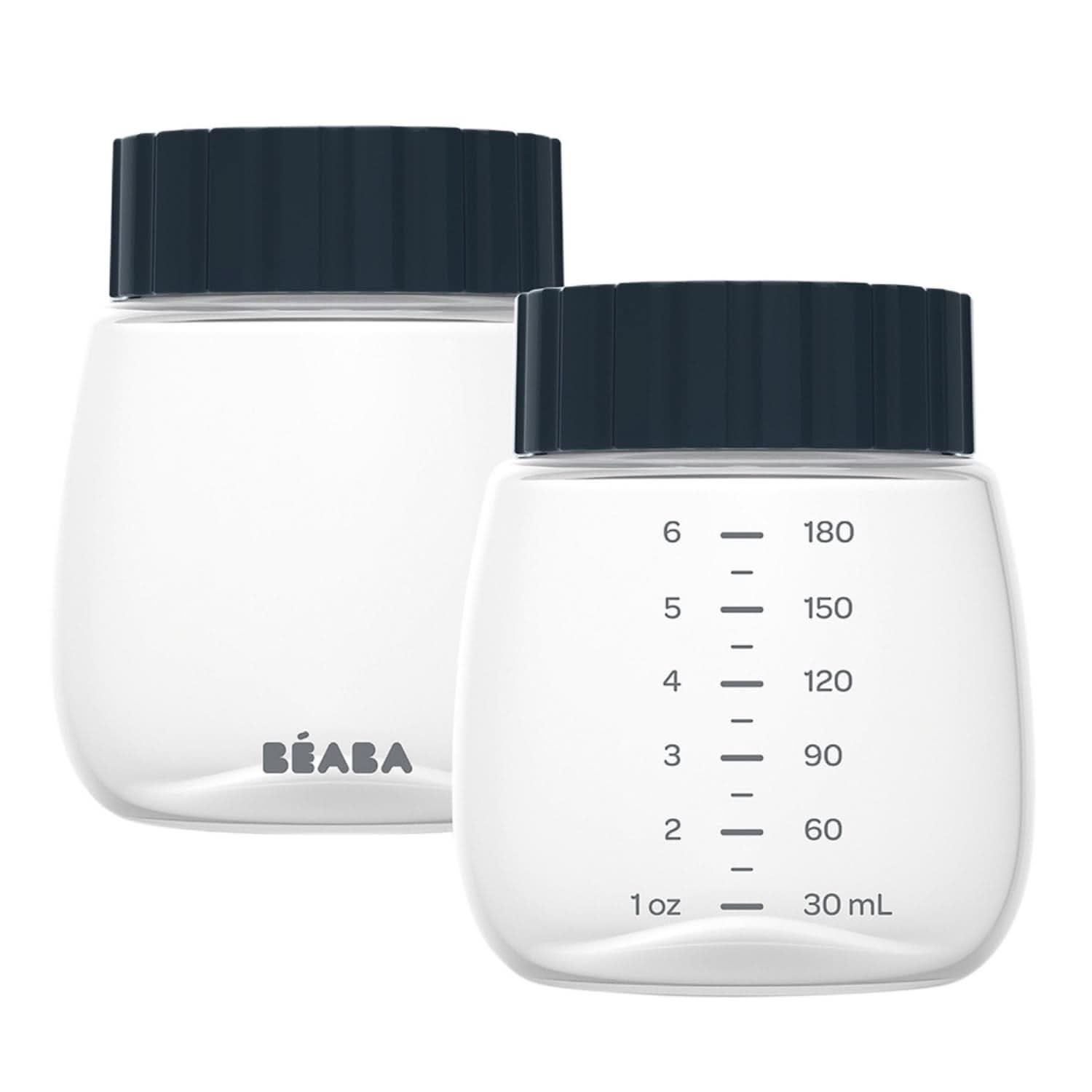 BÉABA, Beaba 2 biberon per conservare il latte materno, 180 ml Accessori Alimentazione e Allattamento Bebe Naty Shop