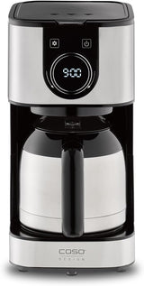 Caffettiera CASO Selection C 10 Thermo Design – Corpo in acciaio inox, caraffa isotermica da 1,2 l (10 tazze), comandi touch e timer, funzione Aroma PLUS, filtro permanente, filtro antigoccia