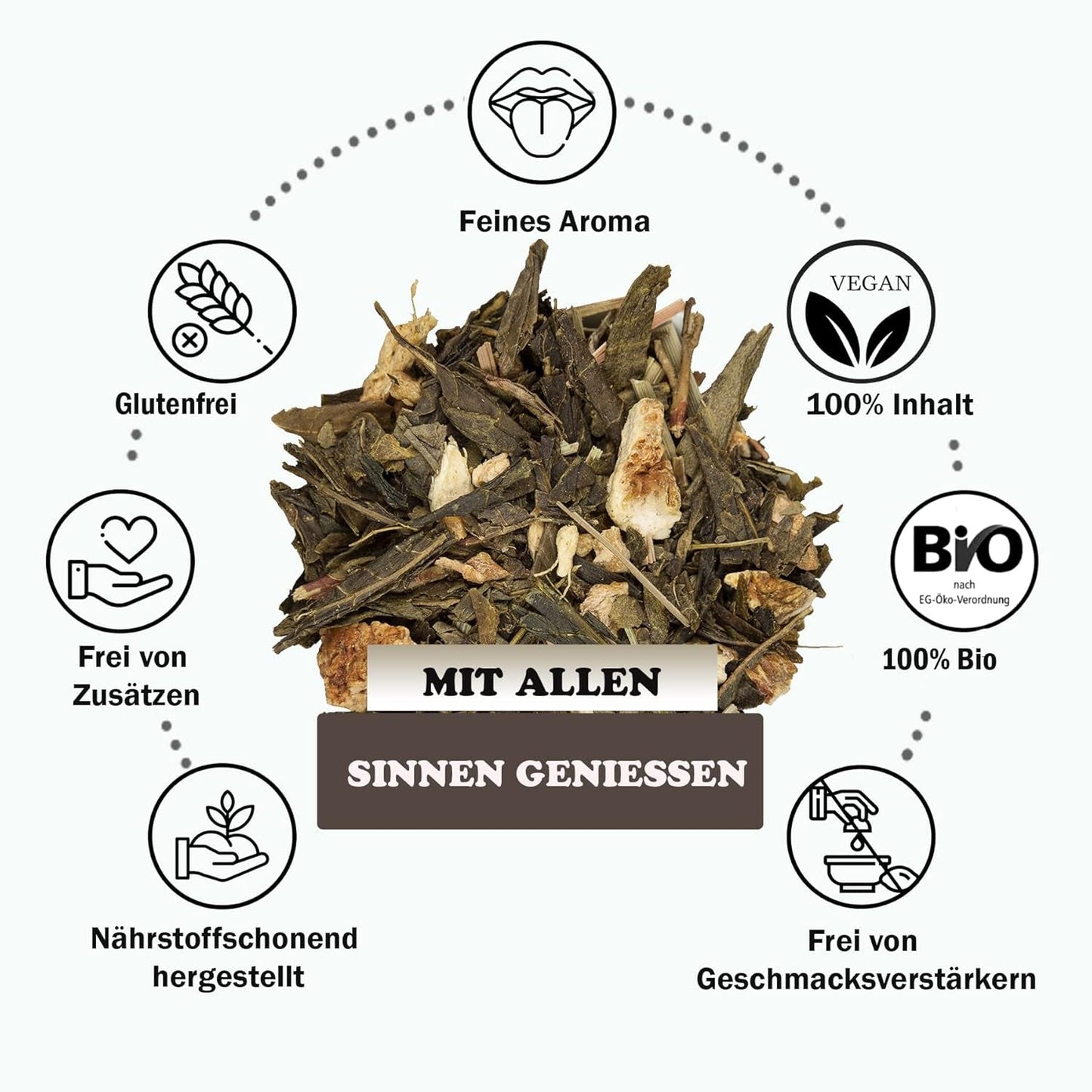 YC Yang Chai Sencha Green Tea BIO 250G - Tè giapponese sfuso al gusto di bergamotto - Tè verde giapponese originale "Dinastia Sencha" da coltivazione biologica controllata