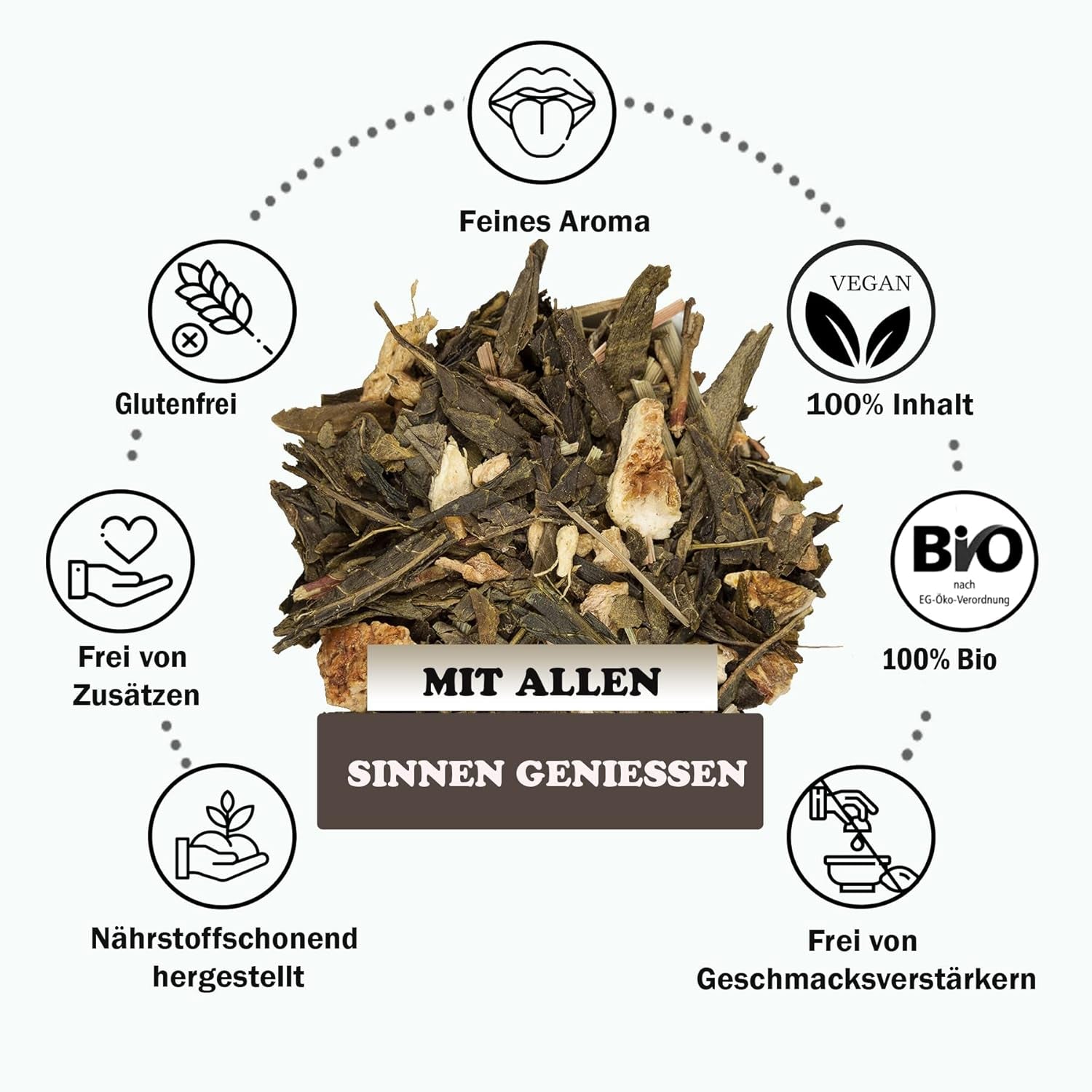 YC Yang Chai Sencha Green Tea BIO 250G - Tè giapponese sfuso al gusto di bergamotto - Tè verde giapponese originale "Dinastia Sencha" da coltivazione biologica controllata