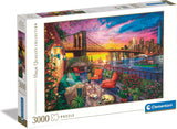 Clementoni - Collezione 33552 - Manhattan Balcony Sunset Puzzle da 3000 pezzi per adulti e bambini Gioco di abilità di 10 anni per tutta la famiglia Puzzle Naty Shop Titolo predefinito