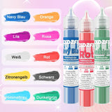 Colorante alimentare liposolubile - Colorante alimentare concentrato a base di olio da 30 ml per set di coloranti alimentari al cioccolato per decorazione di torte, fondente, crema al burro, dolci al forno, artigianato (Blu Navy)