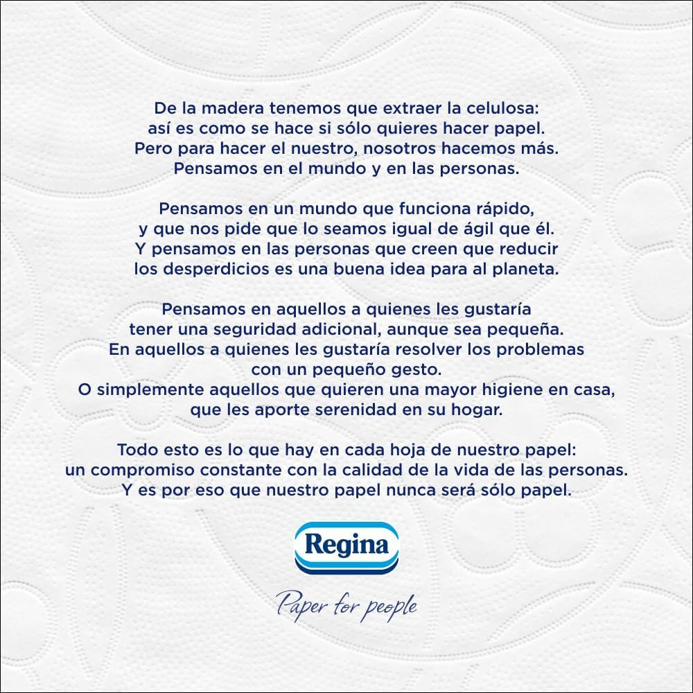 Carta Igienica Regina Soft Bamboo, 40 Rotoli, 3 Strati, 160 Fogli, Morbidezza Naturale per la Tua Pelle, Carta Igienica in Fibra di Bambù, Confezione in Carta, Certificato Fsc