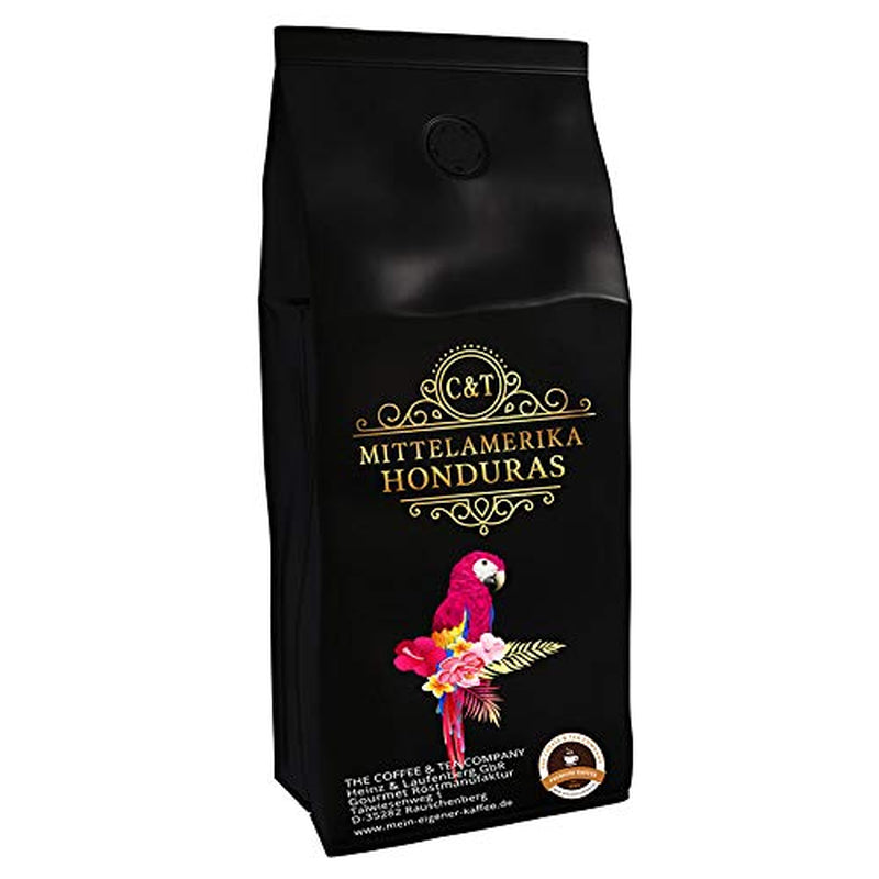 Specialità di caffè centroamericano: caffè dell'Honduras - Una specialità caraibica (1000 grammi, chicchi interi) - Caffè monorigine - Caffè premium - Bassa acidità - Leggermente tostato e fresco