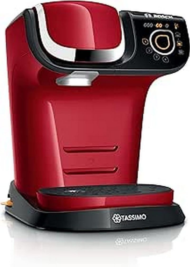 Macchina per caffè espresso Tassimo My Way con 2 capsule TAS6502 con filtro per l'acqua, oltre 70 bevande, personalizzazione delle bevande, varietà di caffè, erogazione facile, 1500 W, Nero