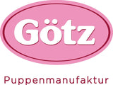 Götz 2027100 Maxy Muffin Fashionisto bambola - bambola da 42 cm con occhi marroni assonnati, capelli castani e corpo morbido - bambola dal corpo morbido in set da 8
