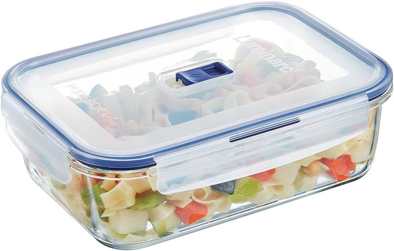 Contenitori Ermetici Rettangolari Pure Box Active - 197cl Bicolore Contenitori per alimenti Naty Shop