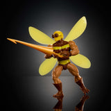 Masters of the Universe Origins Action Figure Buzz-Off dalla collezione cartoon, alta circa 14 cm, da TV anni 80, Bee Leader con ali e occhiali con Javelin, JBM88 Action figures Naty Shop