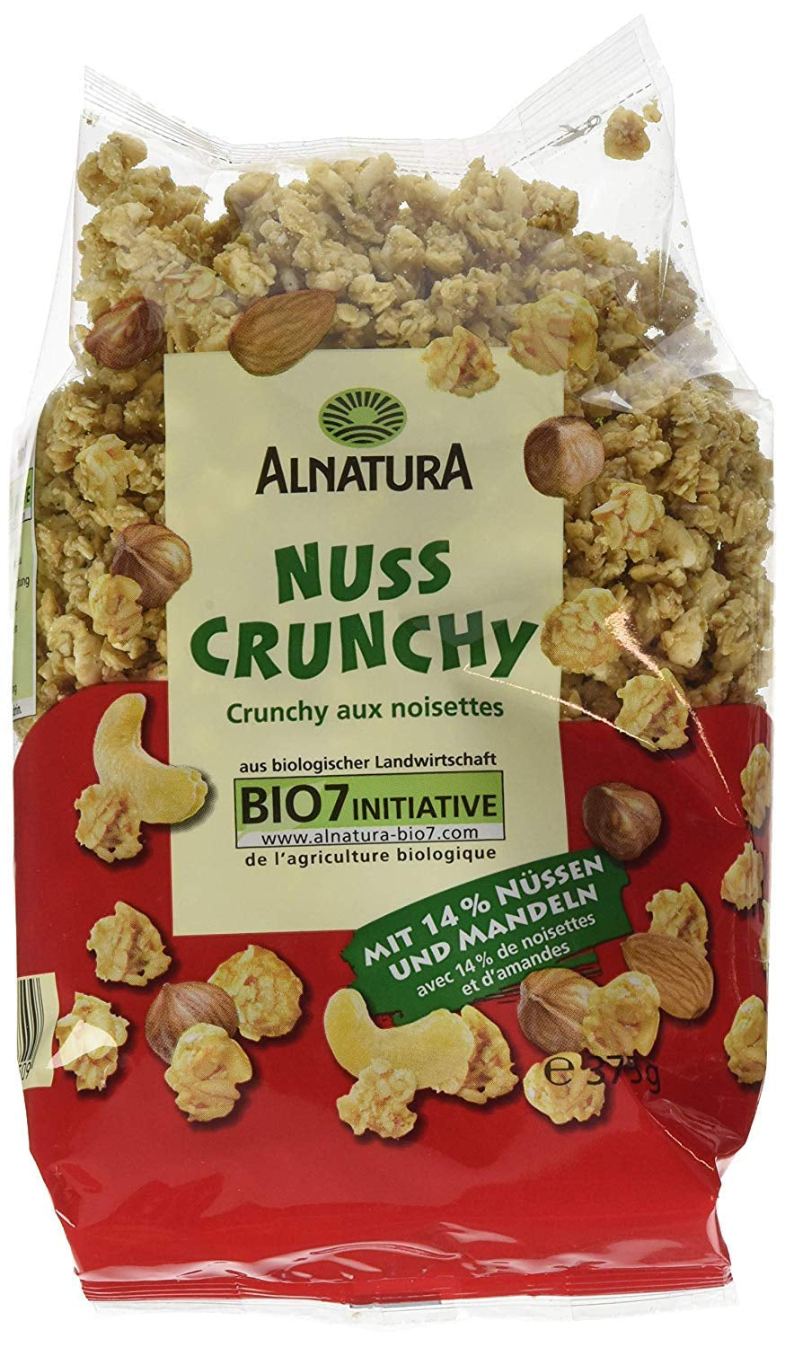 Nuts Crunchy, titolo predefinito di Cereal Naty Shop da 375 G