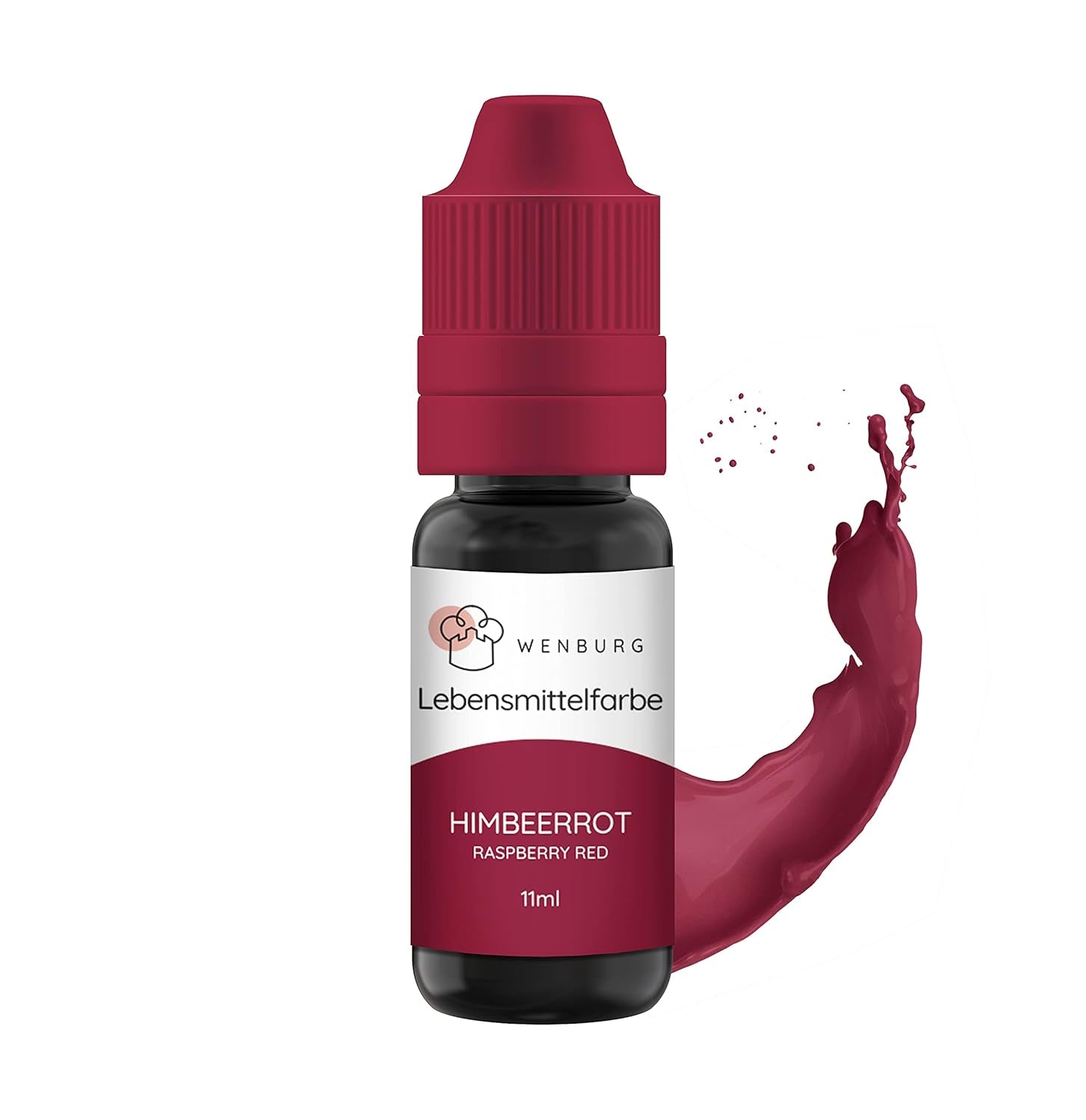 Colorante alimentare Wenburg, glitter, 11 ml, concentrato, prodotto in UE, liquido. Per colorare impasti, bevande, aromi, slime - colorante alimentare glitter oro - colorante torta oro - glitter oro