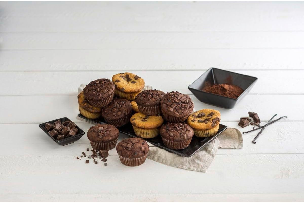 Zenker 6Er Muffinform Nero Metallico, 275X190X30 Mm, Teflon Classic Antihaftbeschichtung, Hitzebeständig Bis 230°C, Leichte Reinigung, Ideal Für Köstliche Muffins Stampi e teglie Naty Shop