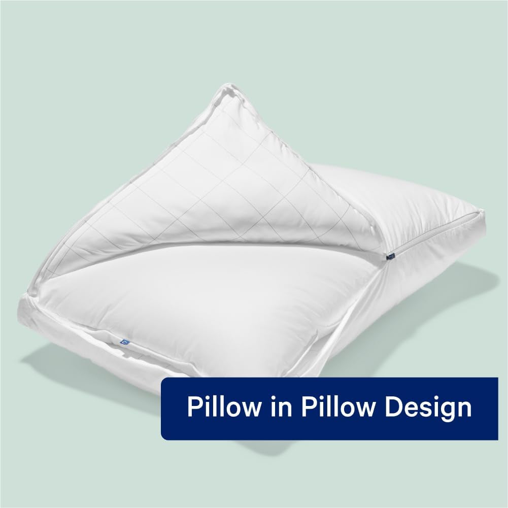 Casper Cuscino per dormire standard bianco 1 pezzo (1 confezione) Cuscini standard Naty Shop