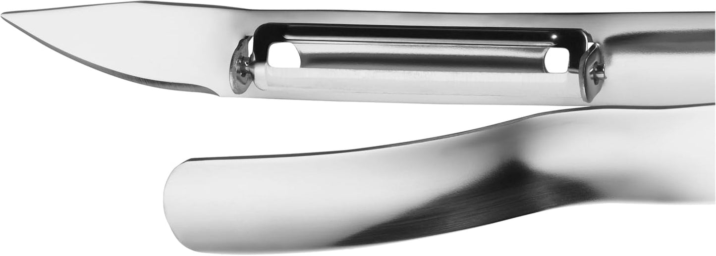 WMF Gourmet Pelapatate per asparagi 17 cm, acciaio inox Cromargan Pelapatate Naty Shop
