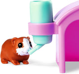 Simba Evi Love Guinea Pigs Bambola da gioco con due porcellini d'India e casa, bottiglia d'acqua e carote, 12 cm, dai 3 anni in su