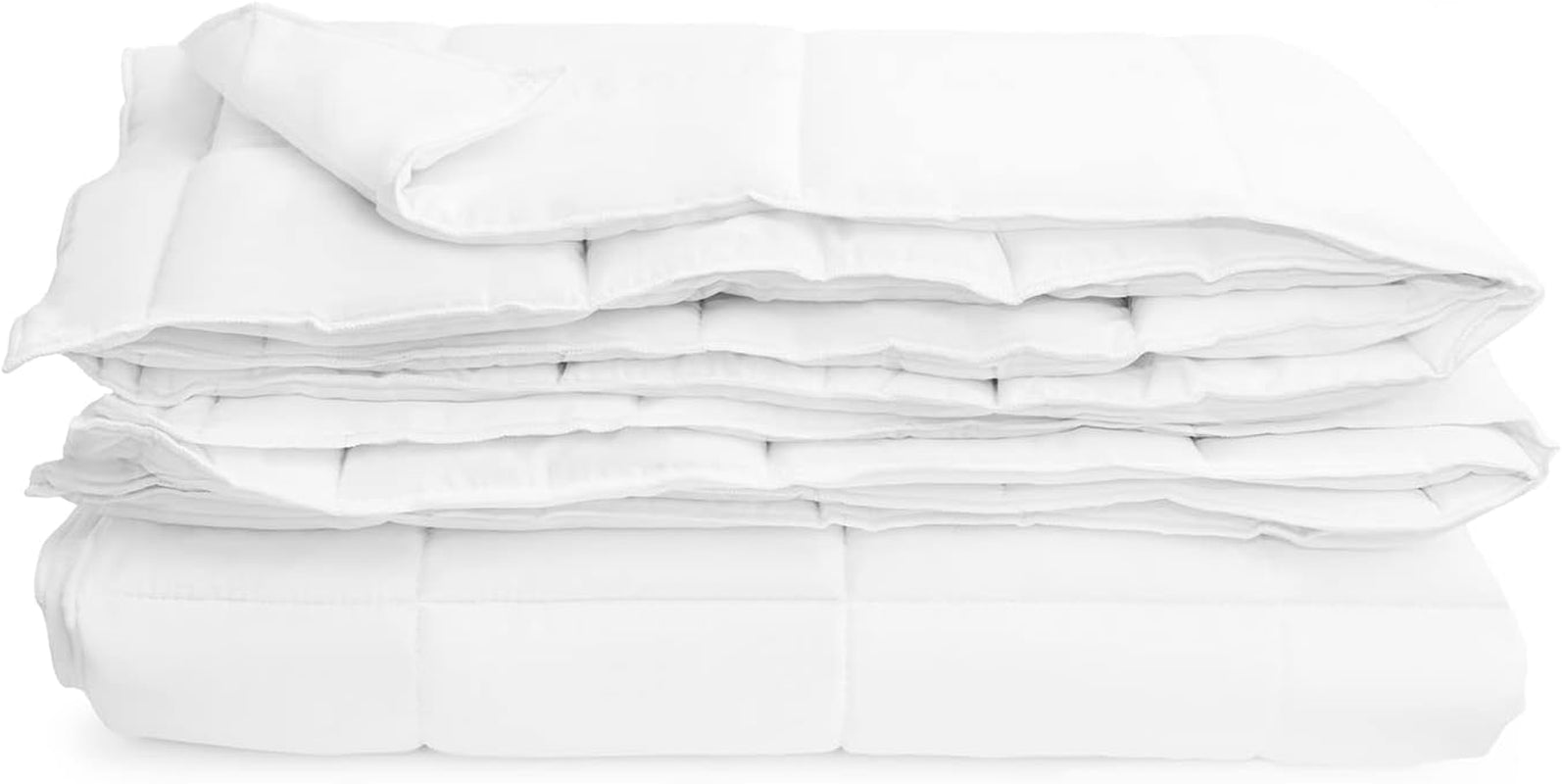 Piumino 135X200 Cm Piumino per tutte le stagioni Microfibra lavabile Oekotex 100 Piumino bianco Piumini e Trapunte Naty Shop