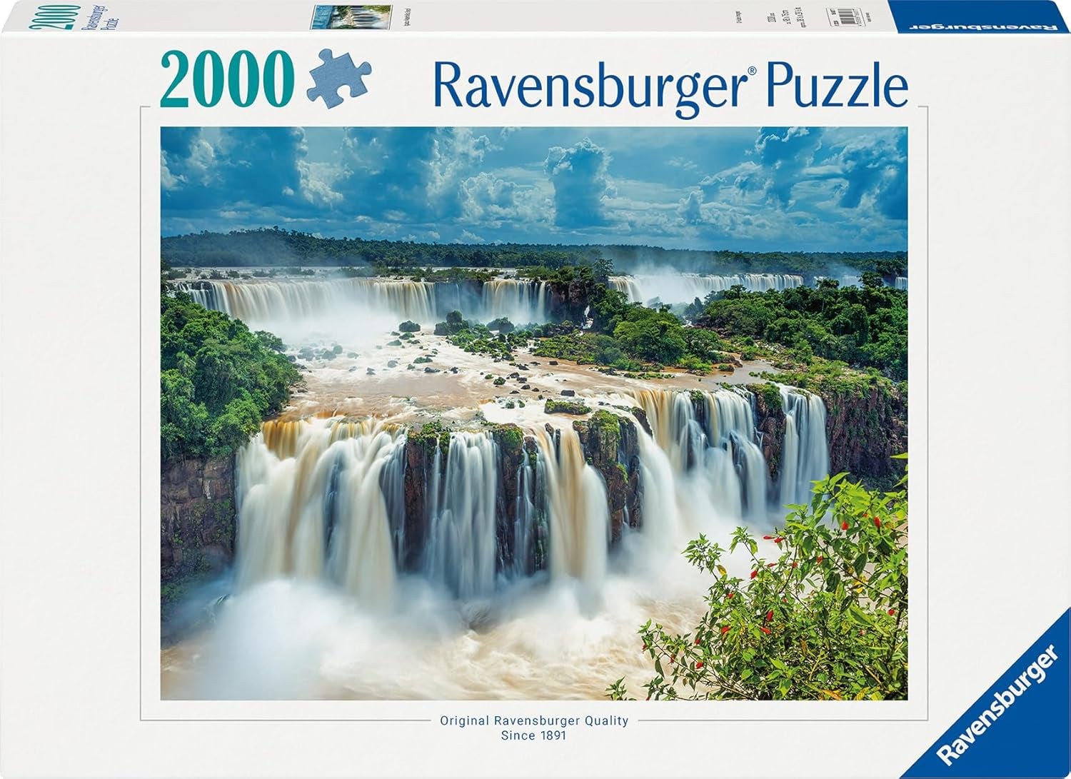 Ravensburger Puzzle 16607 - Cascate di Iguazu - Puzzle da 2000 pezzi per adulti e bambini sopra i 14 anni Puzzle Naty Shop