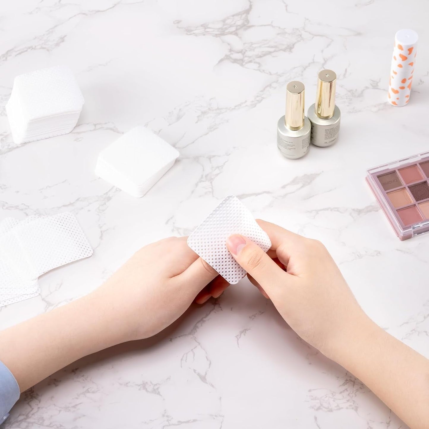 500 Smalto per unghie in gel, senza pelucchi, per rimuovere lo smalto, gel UV, manicure, pedicure - bianco