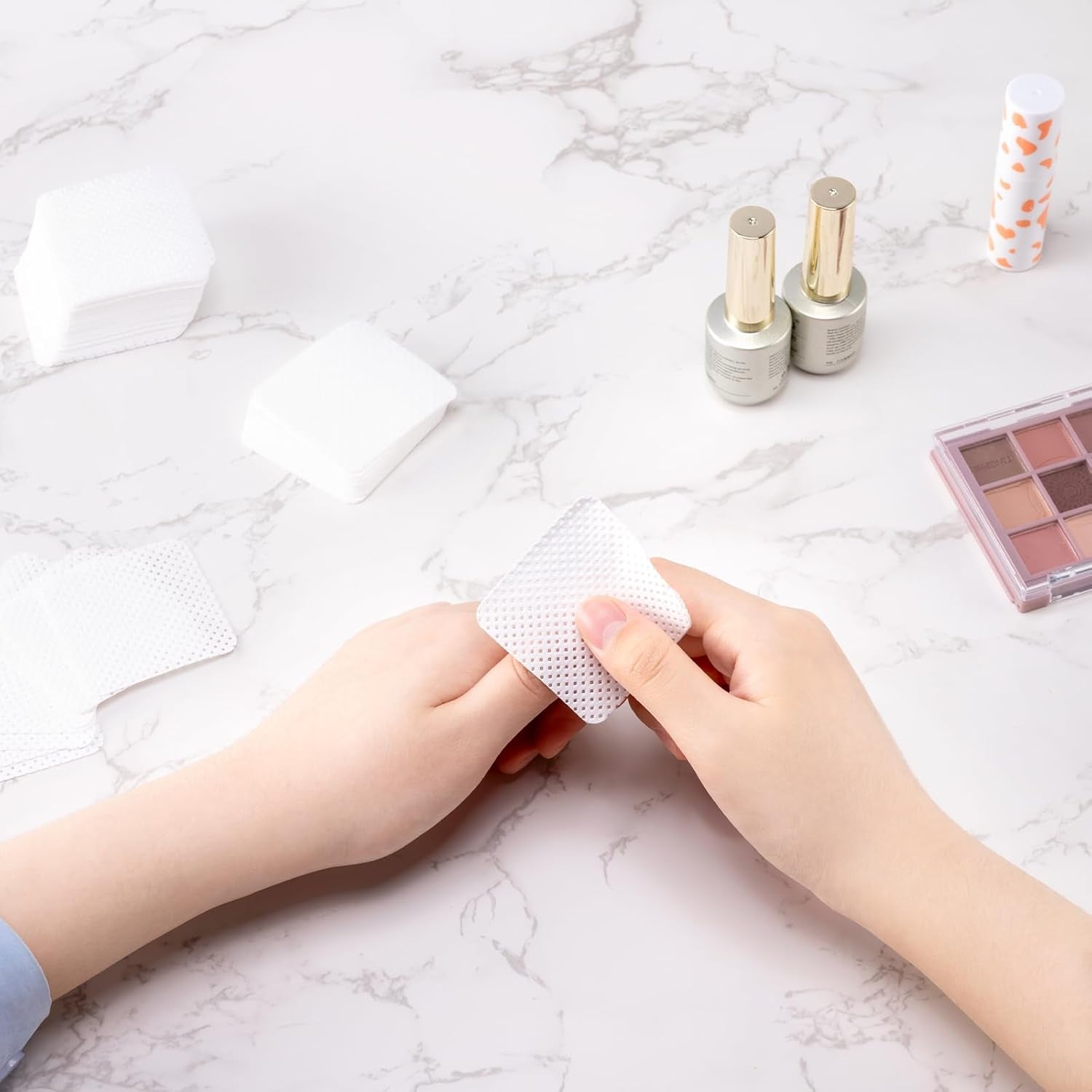 500 Smalto per unghie in gel, senza pelucchi, per rimuovere lo smalto, gel UV, manicure, pedicure - bianco