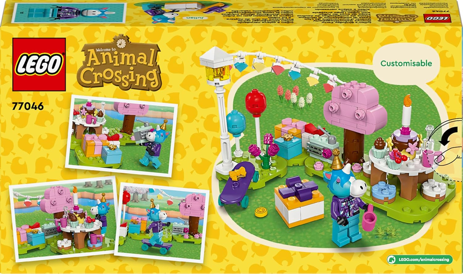 LEGO Animal Crossing Festa di compleanno di Jimmy Giocattolo creativo per bambini Videogioco Cavallo Set di animali Regalo per ragazze e ragazzi di 6 anni 77046 Set da costruzione Besuche den LEGO-Store