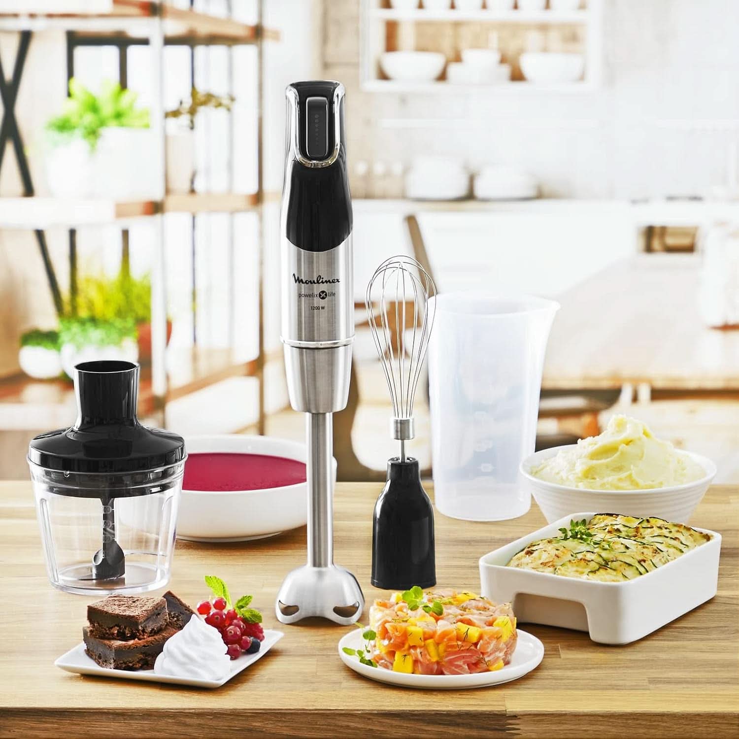 Infinyforce Pro Robot da cucina 1200W, Hochleistungsklingen, Schnelle Ergebnisse, Ergonomische Geschwindigkeitregelung, Geschwindigkeitregelung, Abnehmbare Spülmaschinenfeste Teile DD95JD10 Kitchen Naty Shop