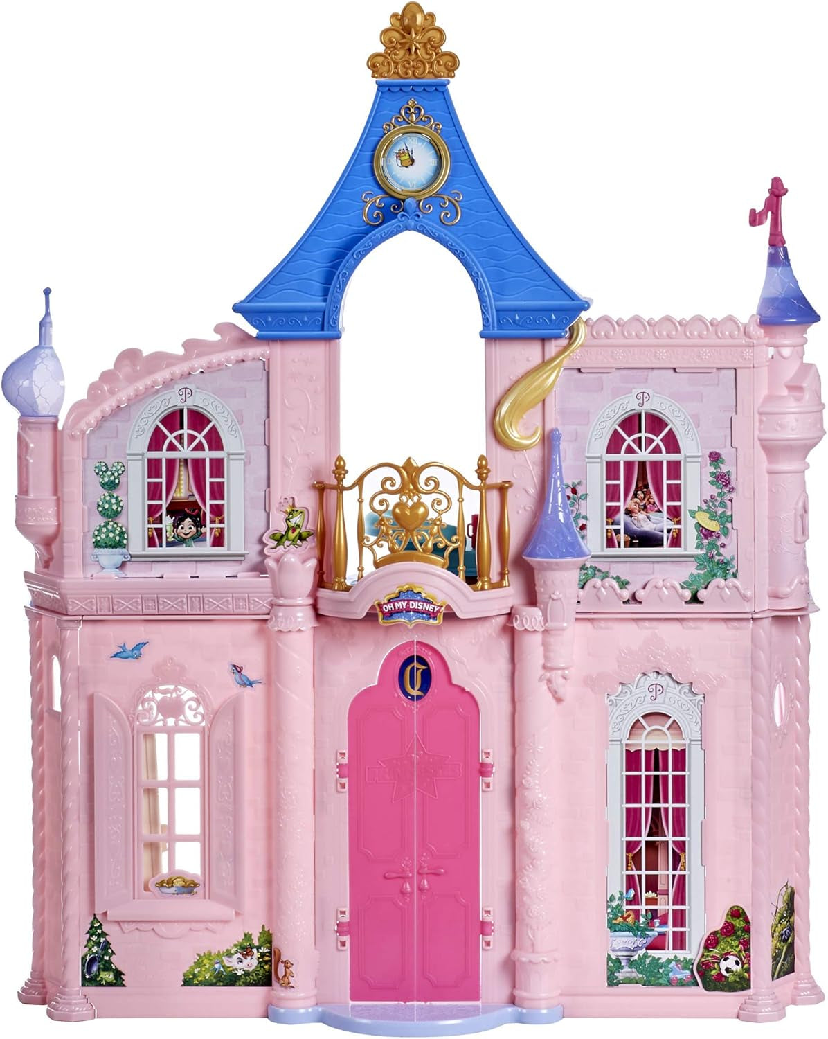 Disney Princess Castle Comfy Squad Casa delle bambole con 6 mobili e 16 accessori Giocattolo per bambine di 5 anni Case delle bambole Naty Shop