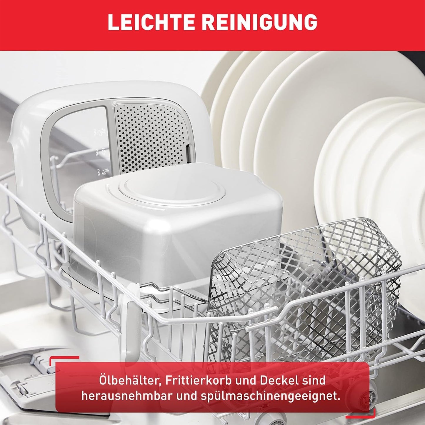 Friggitrice Tefal Super Uno Access, capacità 2,2 L, parti lavabili in lavastoviglie, filtro antiodore Elettrodomestici Naty Shop