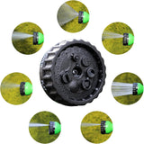 BGS fai da te 70903 | Tubo dell'acqua | Tessile | Flessibile | con doccia da giardino a 7 funzioni | 3-10 minuti