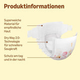 Pannolini Amazon Ultra Dry, taglia 1 (2-5 kg) - Scatola mensile, bianco, 96 pezzi (2 confezioni da 48) (ex marchio Mama Bear, prodotto identico)