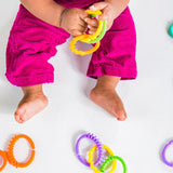 Bright Starts, Oball, Maglie di Collegamento per Catena per Passeggino, Molte Maglie, Pieghevole, Facile da Fissare, Facile da Pulire, Perfetto per i Viaggi Bebe Toys Naty Shop
