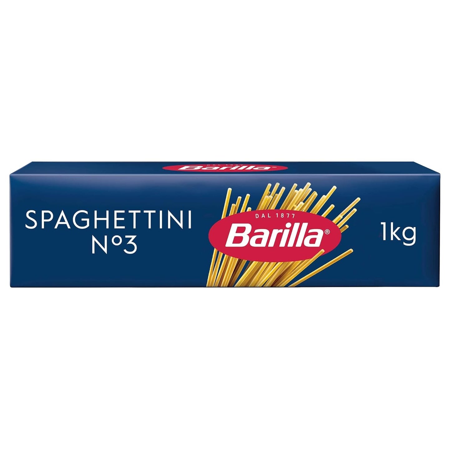 Barilla Pasta Klassische Spaghetti n.5 aus Hartweizen di alta qualità immer al dente, (1 x 500 g), insapore