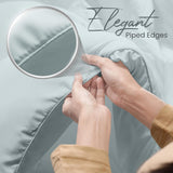 Biancheria da letto Utopia Piumino per tutte le stagioni 250 g/m² Imbottitura in morbida fibra siliconata Letto matrimoniale cucito in scatola (Letto matrimoniale XL Grigio chiaro) Naty Shop Trapunte e Trapunte