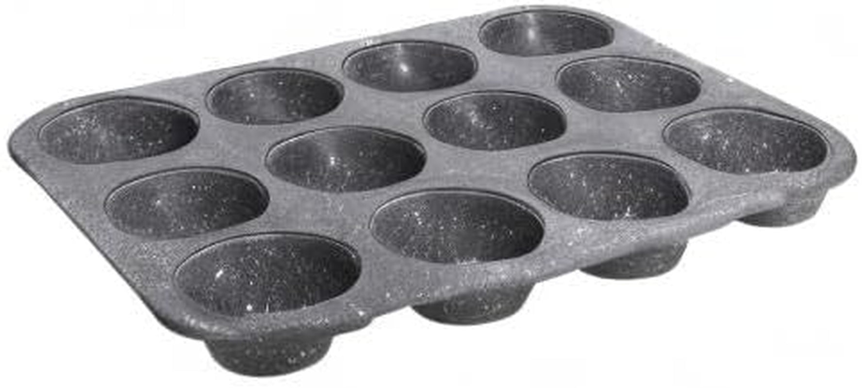Pure Roq Muffinform Für 12 Muffin, Alluminio, Schwarz Stampi e teglie Naty Shop