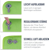 Sea to Summit - Cuscino da viaggio Eros Down L - Ultraleggero e gonfiabile - Materiale 10D - Cuscino in piuma Premium - Antiscivolo - Per escursionismo e campeggio - 42 X 28 X 12 cm - Grigio - 95 G Naty Shop Cuscini da viaggio