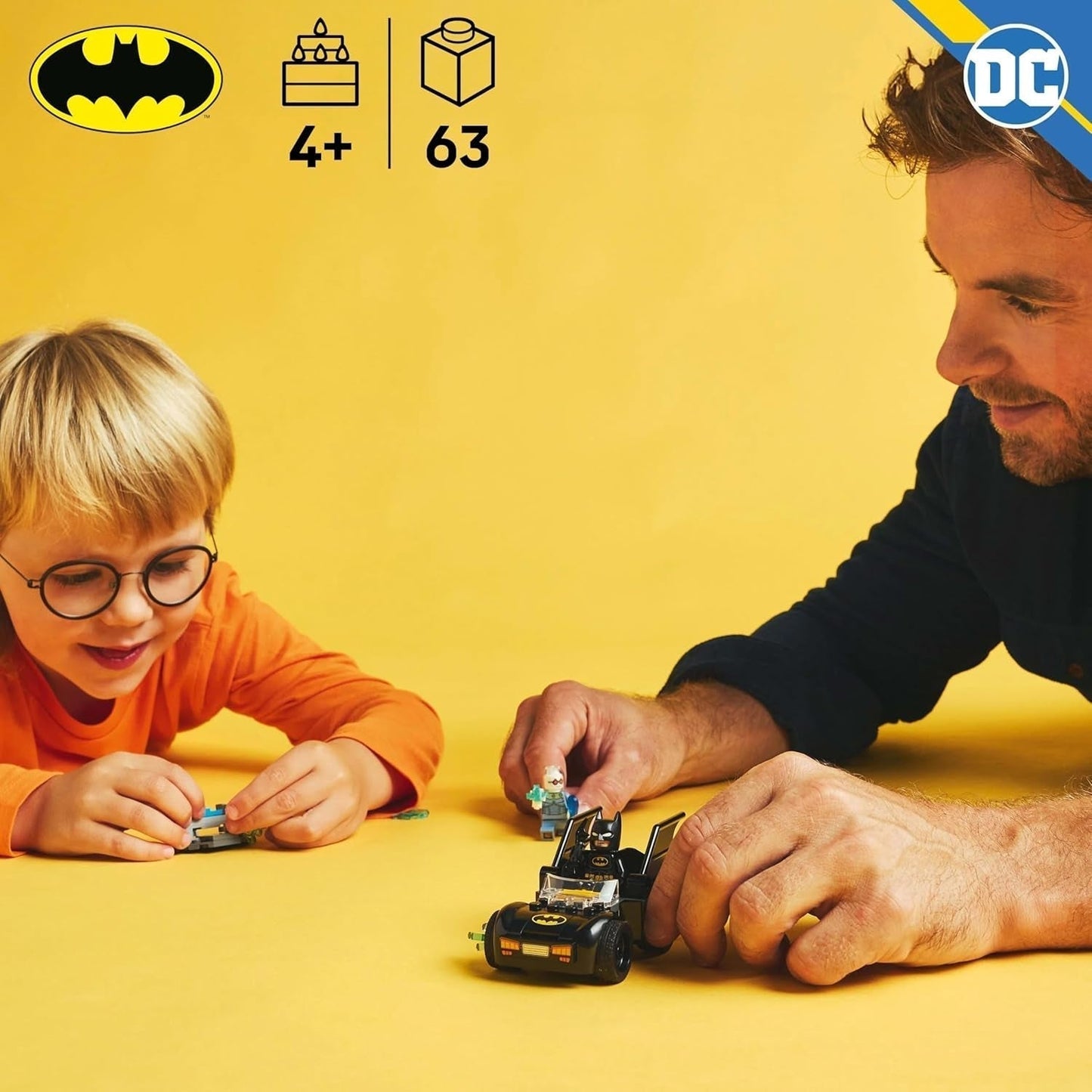 LEGO DC Batman: Batman e Batmobile vs. Mr. Freeze - Auto giocattolo del supereroe con 2 minifigure - Sparaghiaccio con elementi fuoco - Regalo per ragazzi e ragazze dai 4 anni 76301 Set da costruzione Besuche den LEGO-Store