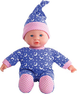 Simba 105010010 - Laura Little Star bambola dal corpo morbido con un vestito carino e un cappello luminoso con luna e stelle, bambola luminosa da 20 cm a partire da 12 mesi