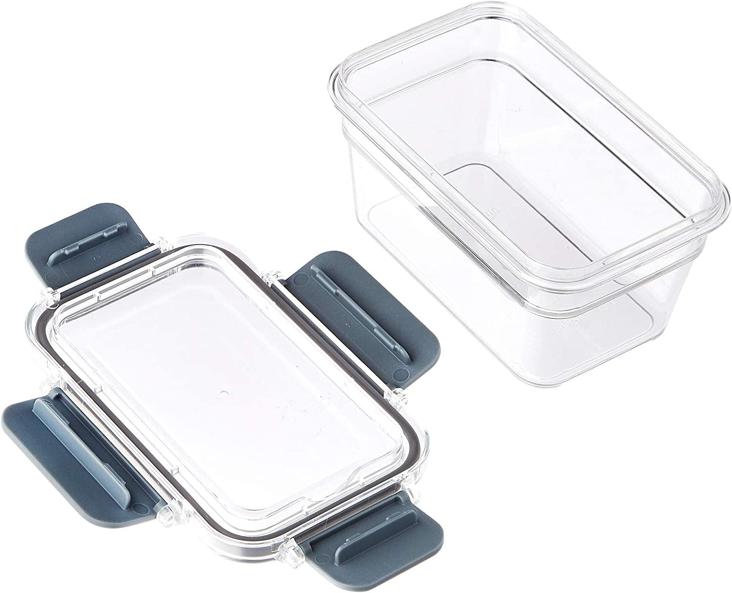 Amazon Basics Barattolo salvafreschezza in Tritan con chiusura, confezione da 11, (11 scatole + 11 coperchi), trasparente Scatole per alimenti Naty Shop
