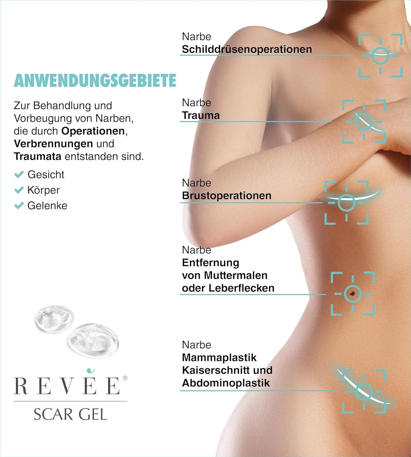 Revée Scar Gel, Gel topico per cicatrici Naty Shop