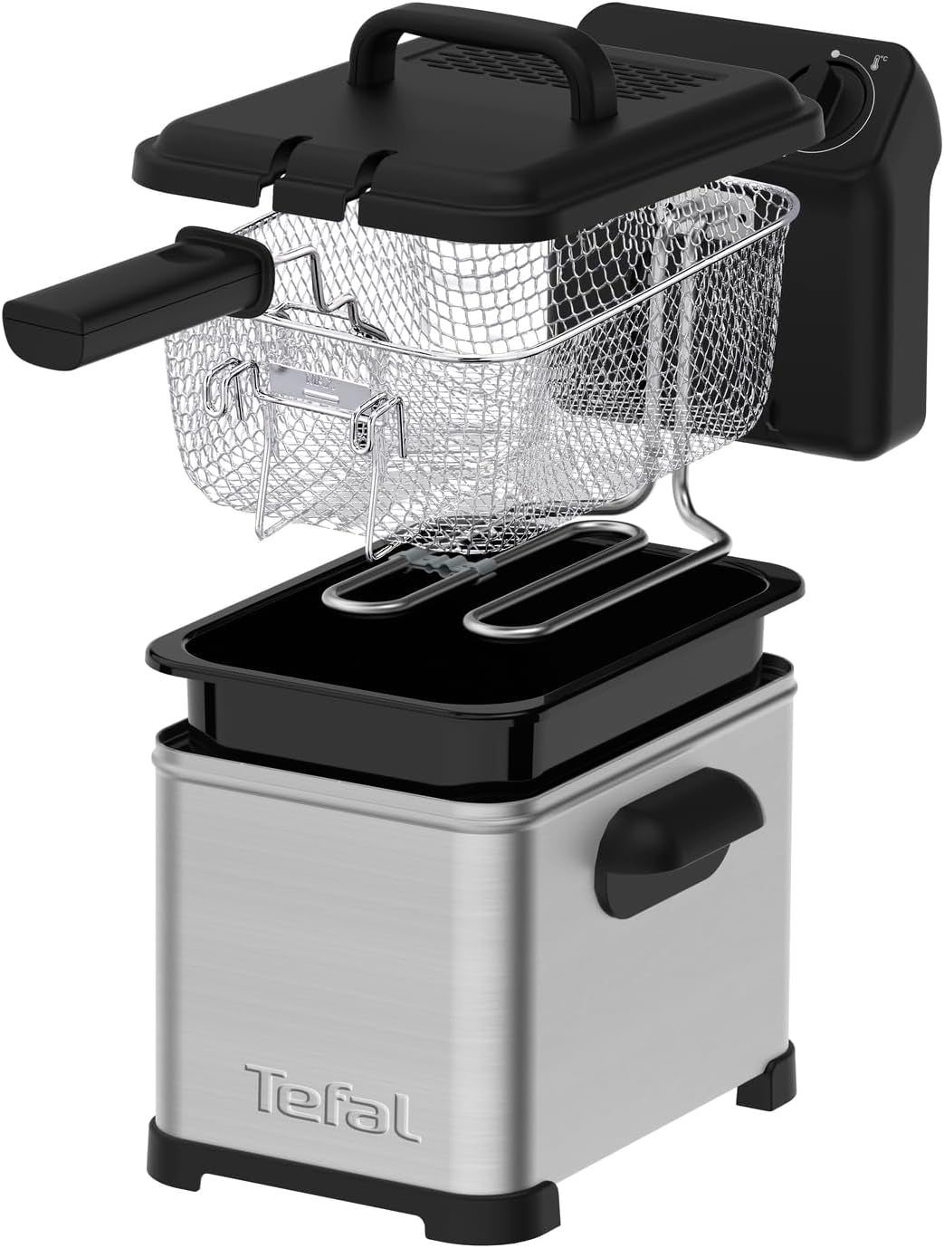 Tefal Family Pro Access 4.0L, 3000 Watt, semiprofessionale, con olio, serbatoio olio estraibile, tecnologia a zona di raffreddamento Elettrodomestici Naty Shop Family Pro Access 4.0L