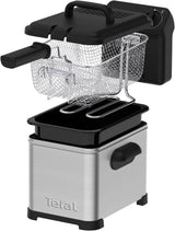 Tefal Family Pro Access 4.0L, 3000 Watt, semiprofessionale, con olio, serbatoio olio estraibile, tecnologia a zona di raffreddamento Elettrodomestici Naty Shop Family Pro Access 4.0L