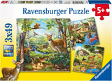 Ravensburger Puzzle per bambini - 09265 Foresta/Zoo/Animali domestici - puzzle per bambini dai 5 anni, con 3X49 pezzi Puzzle Naty Shop Titolo predefinito