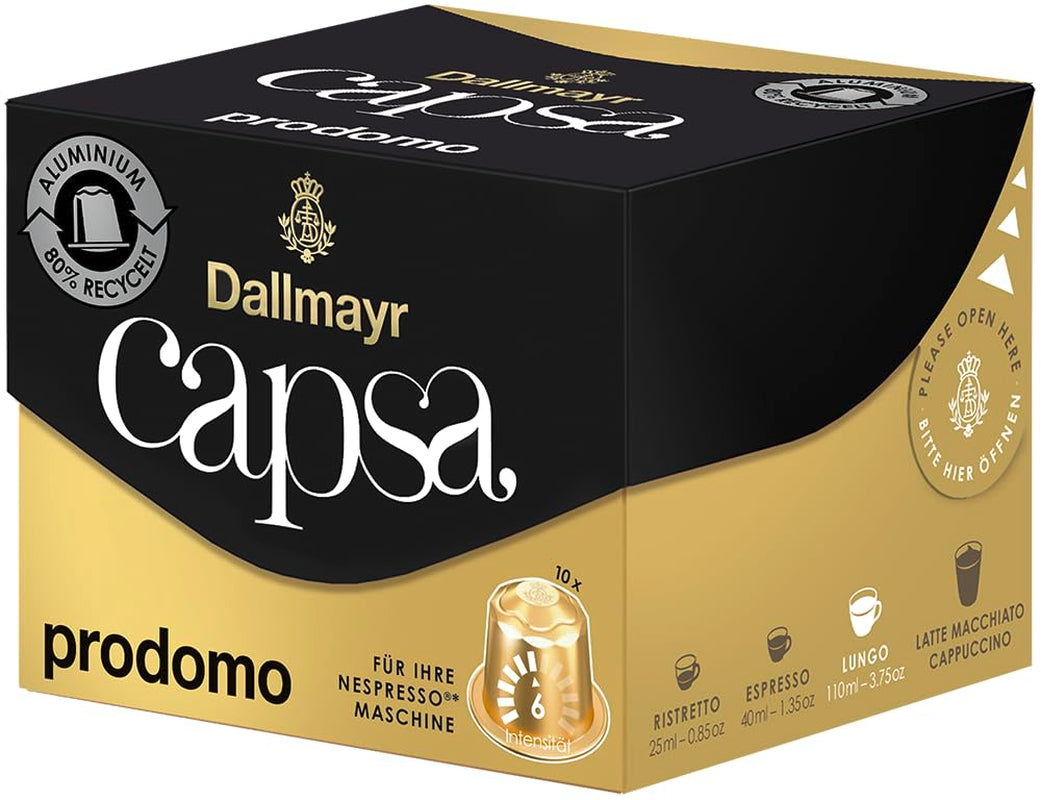 Capsule Lungo Prodomo 10 Capsule (Confezione da 5)